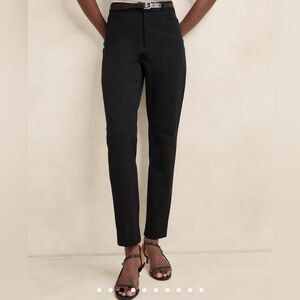 Banana Republic High-Rise Sloan Full Length Black Pant - Size 2